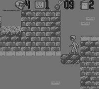 une photo d'Ã©cran de The Pagemaster sur Nintendo Game Boy